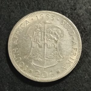 Lot 39 - 1963 silver 20 cent