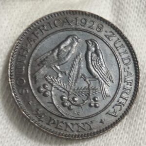 South African 1928 1/4 penny