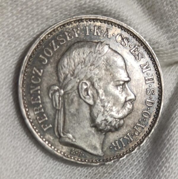 Hungary 1 Korona 1892 - Image 2