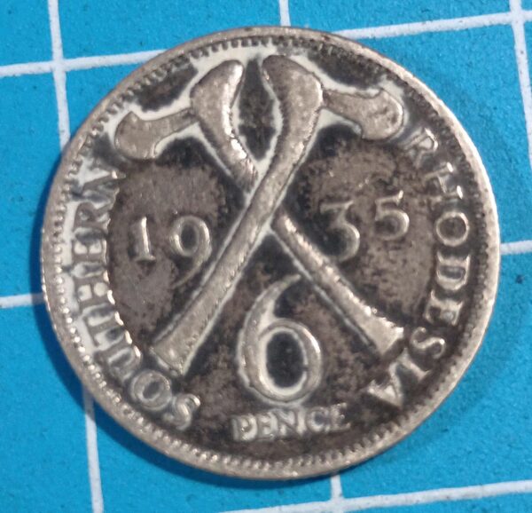 Southern Rhodesia 1935 6 pence