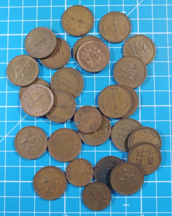 Rhodesia collection of cents