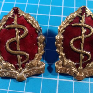 SADF Medical Corps cap badge pair