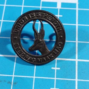 SADF Cap Badge - Union is strength.
