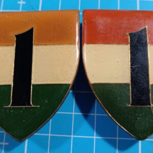 Transkei Defence Force 1st Battalion Shoulder Flash Pair