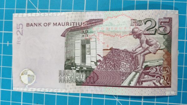 Mauritius 25 Rupees note - Image 2